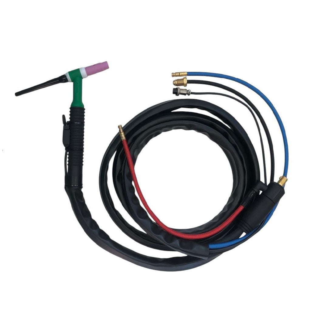 Tocha TIG CG 18 7m 13mm com Micro Switch - Mangueira de Gás Porca 5/8 e Água Engate Rápido