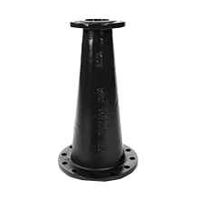 Redução Mineral com Flanges Concentrica