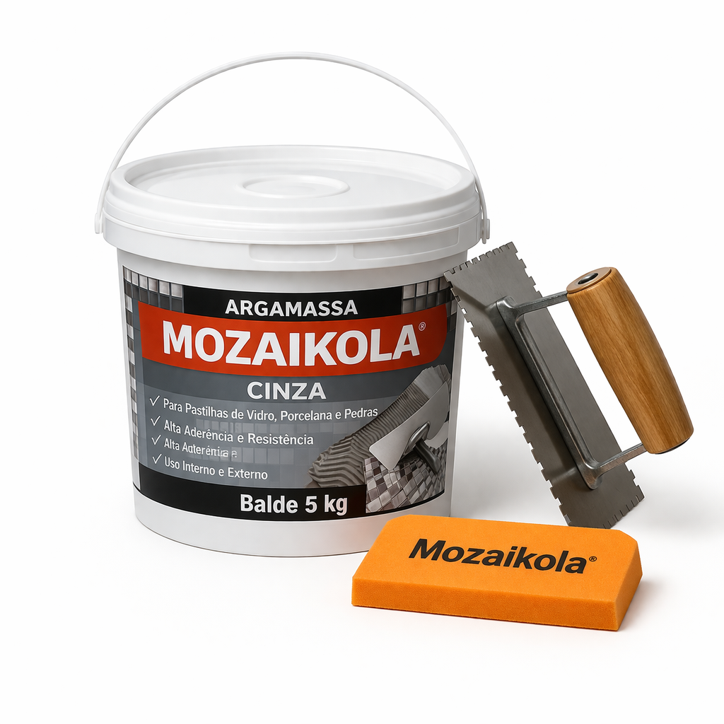 ARGAMASSA MOZAIKOLA CINZA BALDE 5 kg