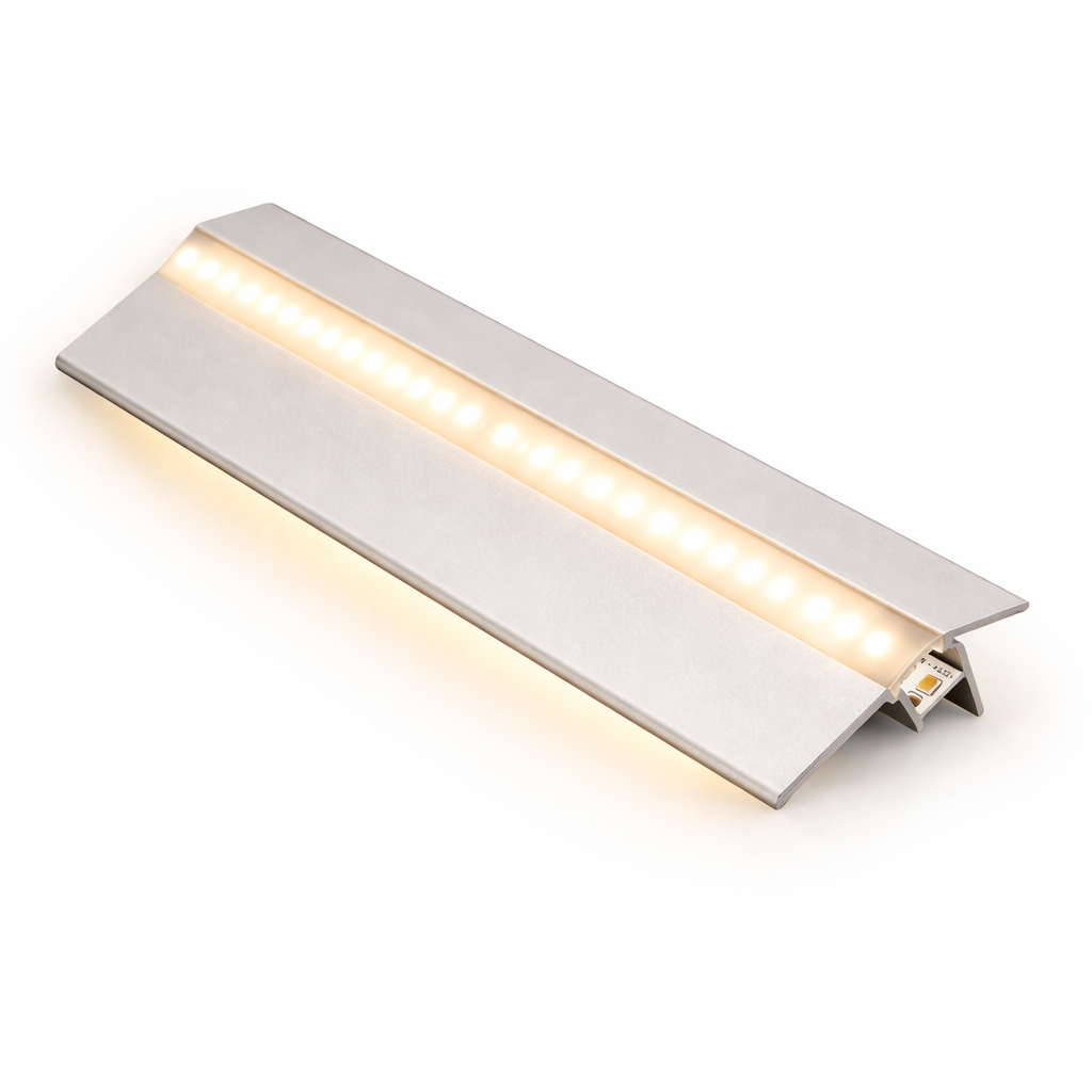 PERFIL TRIO RODAPÉ AL GRAY MATTE 2,5 m C/LED