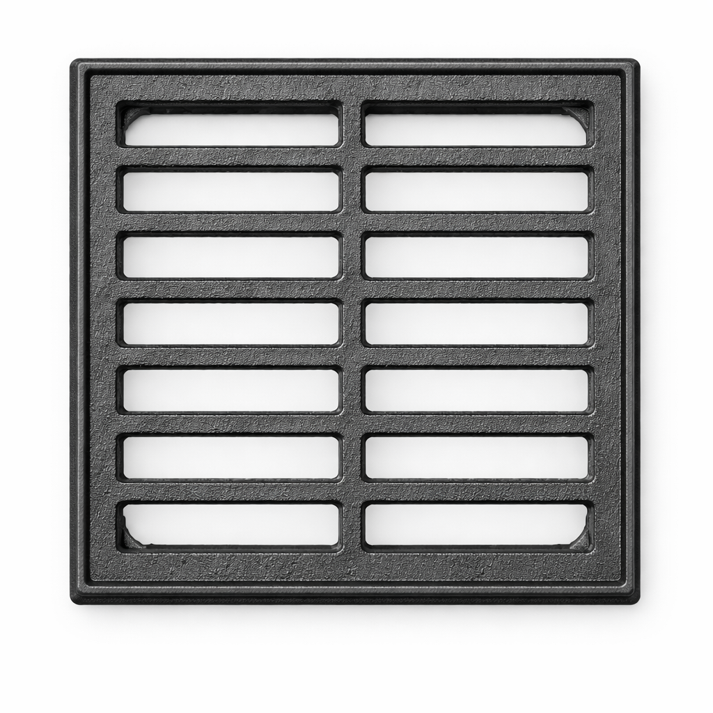 GRELHA 80 X 80, PLUVIAL, COM ARO