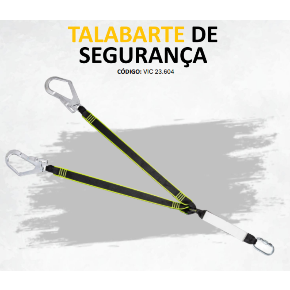 Talabarte de Segurança em Y com Absorvedor de Energia (130 cm) VIC 23604