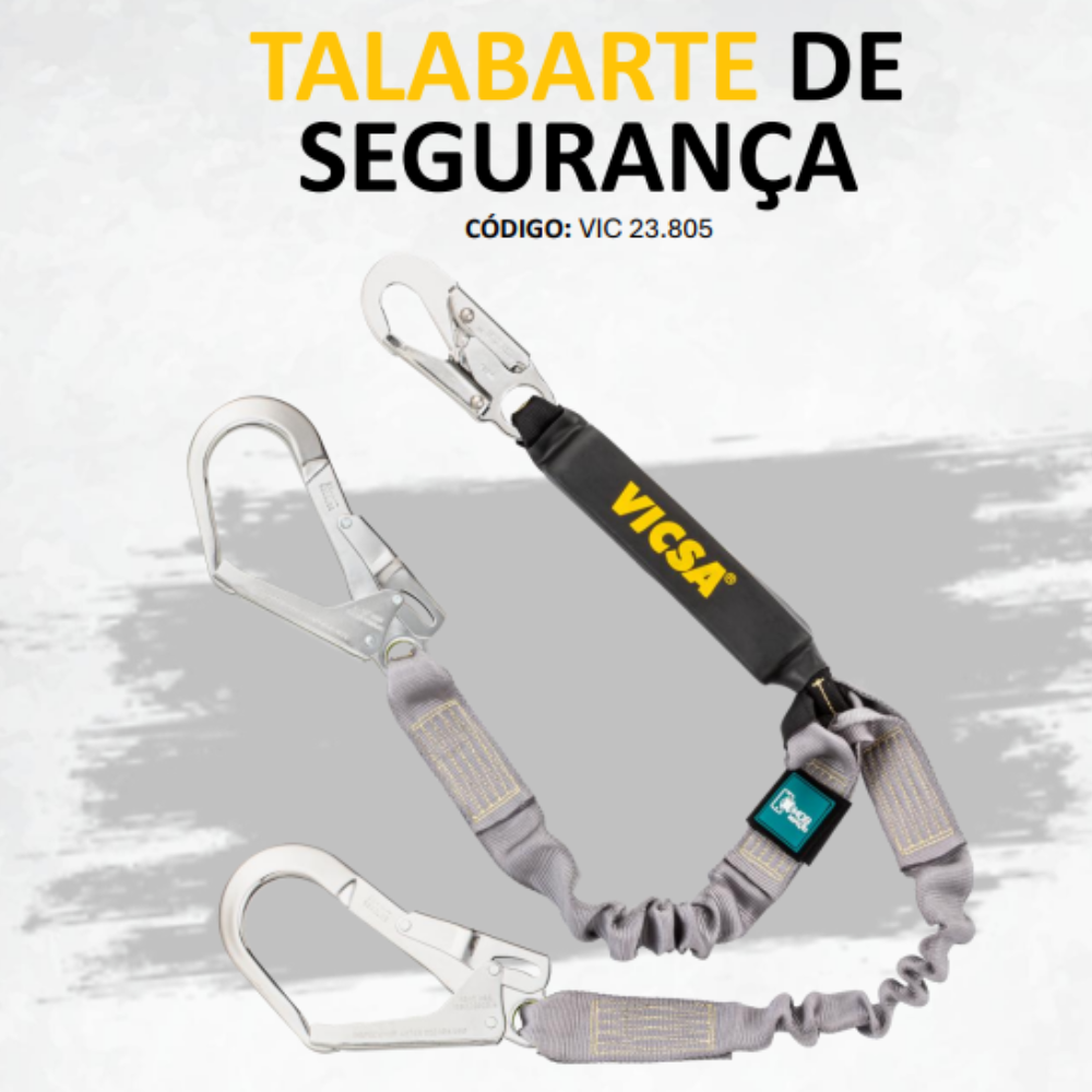 Talabarte Antichamas em Y com Absorvedor de Energia VIC 23805