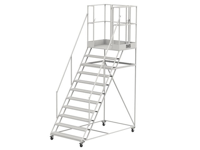 Escada Multifuncional Plataforma Porta Dupla