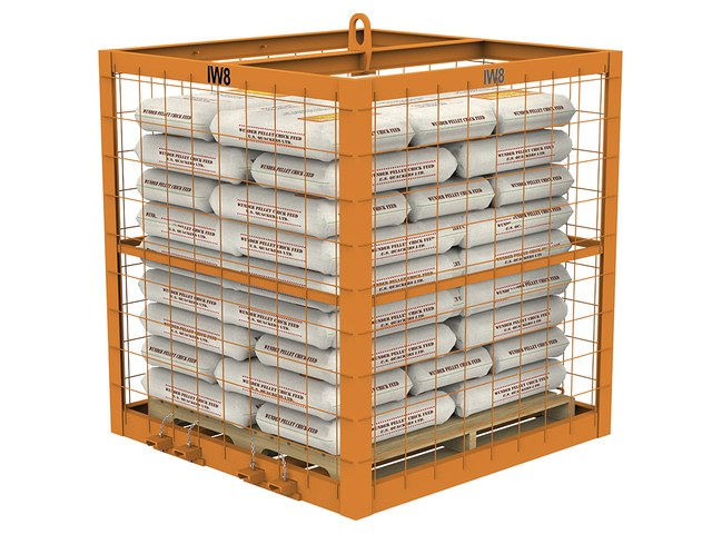 Gaiola Pallet para Içamento com Grua de Obra