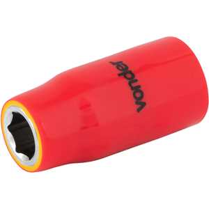 Soquete sextavado isolado, encaixe de 1/2", 10,0 mm, IEC60900, VONDER