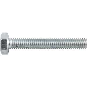 Parafuso sextavado zincado 6 mm x 40 mm, MA, rosca total, VONDER