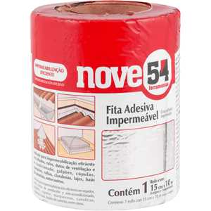Fita adesiva impermeável, 15 cm x 10 m, NOVE54