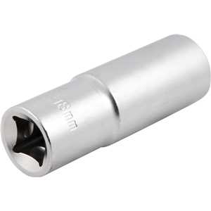 Soquete estriado longo, com encaixe de 1/2", 18 mm, VONDER