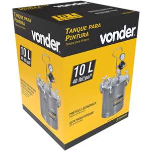 Tanque para pintura, 10 litros, VONDER