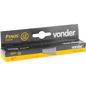 Pino 15 mm, para grampeador/pinador GPE 916 e GPE 168, VONDER