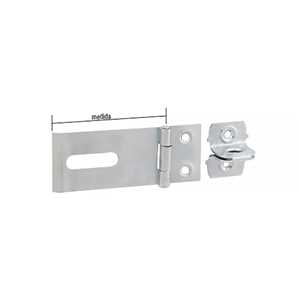 Porta cadeado zincado 3" - 76,2 mm, encartelado, VONDER