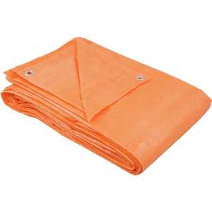 Lona de polietileno laranja 10 m x 4 m, NOVE54