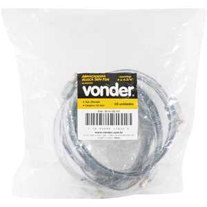Abraçadeira rosca sem fim, 101 mm a 120 mm, com 10 peças, AL 102121 VONDER