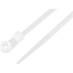 Abraçadeira de nylon para parafusos, branca, 150 mm x 3,6 mm, VONDER