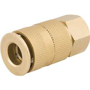 Engate rápido de 1/4", rosca fêmea 1/4" NPT, com esfera, VONDER