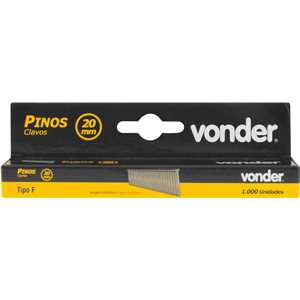 Pino 20 mm, para grampeador/pinador GPE 916, VONDER