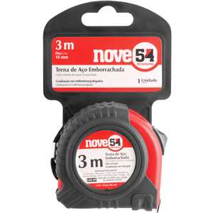 Trena de aço emborrachada 3 m x 16 mm NOVE54