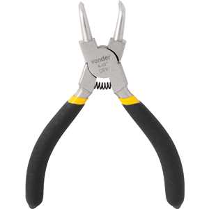 Alicate para anéis interno, bico curvo, 4.1/2", VONDER