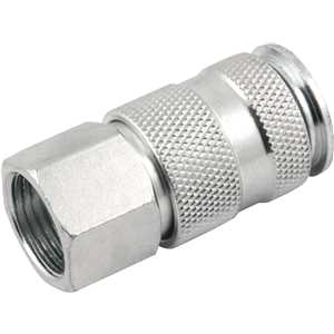 Engate rápido de 1/4", rosca fêmea 3/8" NPT, com esferas, VONDER