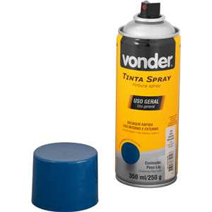 Tinta em spray azul escuro, 350 ml/250 g, VONDER