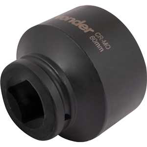 Soquete sextavado de impacto, encaixe de 3/4" x 60,0 mm, VONDER