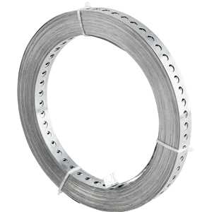 Fita de aço perfurada 19 mm x 0,40 mm x 30 m VONDER
