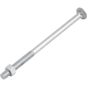 Parafuso francês zincado, 3/8" x 6.1/2", com porca, VONDER