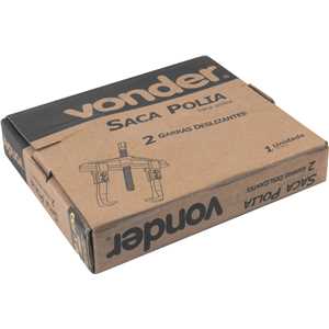 Saca-polia com 2 garras deslizantes, 120 mm x 100 mm, VONDER