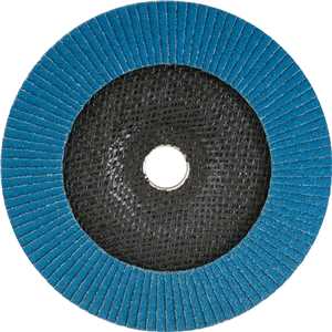 Flap-disc, disco de desbaste/acabamento, 7" - 180 mm, cônico, grão 80, VONDER