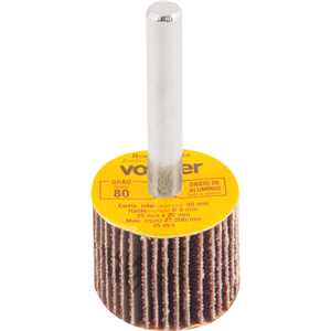 Roda de lixa 25 mm x 20 mm com haste, grão 80 VONDER