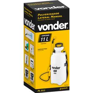 Pulverizador lateral 11 litros, com compressão prévia, PL 011, VONDER