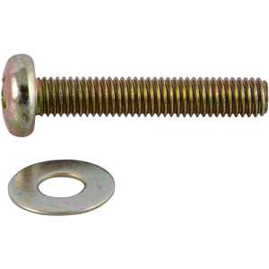 Parafuso com arruela para suporte de TV, M8 x 45 mm, VONDER