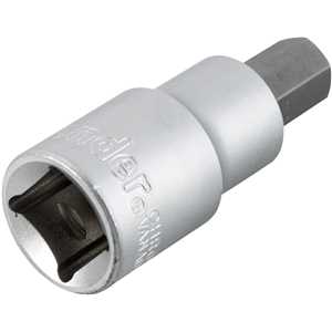 Soquete hexagonal 10 mm, encaixe de 1/2", VONDER