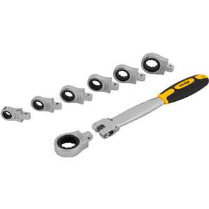 Jogo de chaves estrela com catracas intercambiáveis, 8 mm a 19 mm, VONDER