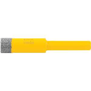 Serra copo diamantada 14 mm, refrigerada, com haste, VONDER