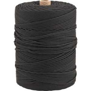 Corda multifilamento trançada 2,5 mm x 372 m, preta, VONDER