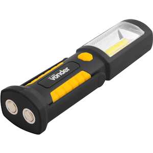 Lanterna recarregável de inspeção, 2 W COB + 3 LEDs, LR 180I, VONDER