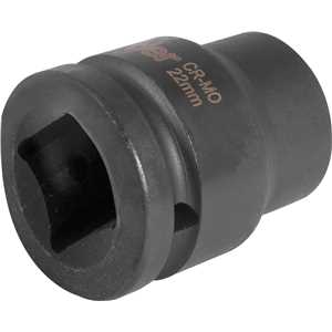 Soquete sextavado de impacto, encaixe de 3/4" x 22,0 mm, VONDER
