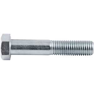 Parafuso sextavado zincado 3/4" x 4", UNC, rosca parcial, VONDER