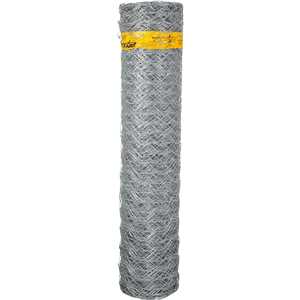 Tela metálica hexagonal, mangueirão, malha 3", 16 BWG x 1,2 m, com 50 m, VONDER