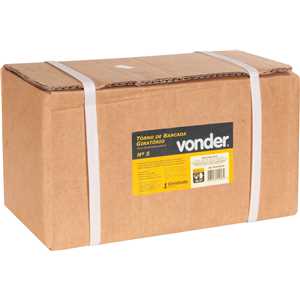 Torno giratório de bancada, n° 5, em ferro nodular, VONDER
