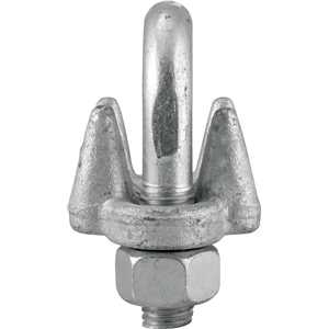 Clips para cabo de aço 1" - 25,40 mm, pesado, VONDER PLUS