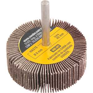 Roda de lixa 60 mm x 20 mm com haste, grão 120 VONDER