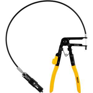 Alicate para abraçadeira elástica, haste flexível, VONDER