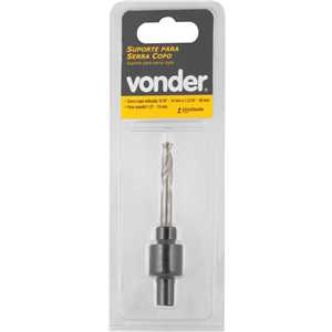 Suporte para serra copo de 14 mm a 30 mm, com broca piloto, haste de 7/16" VONDER