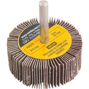 Roda de lixa 50 mm x 20 mm com haste, grão 120 VONDER