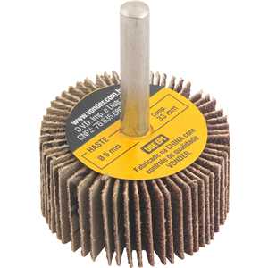 Roda de lixa 40 mm x 20 mm com haste, grão 80 VONDER