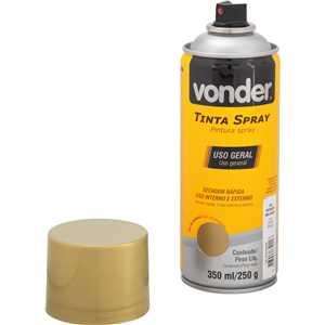 Tinta em spray dourado, 350 ml/250 g, VONDER