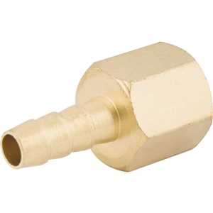 Espigão rosca fêmea de 1/4" NPT com escama de 3/8", caixa com 40 peças, VONDER